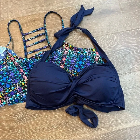 Women’s Colorful Bikini Swimsuit Bundle Set Size M-L - Picture 8 of 12